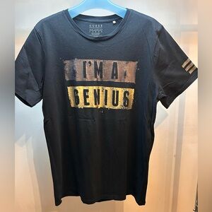 Guess T shirt gently worn, size L, 100% cotton, machine wash cold.